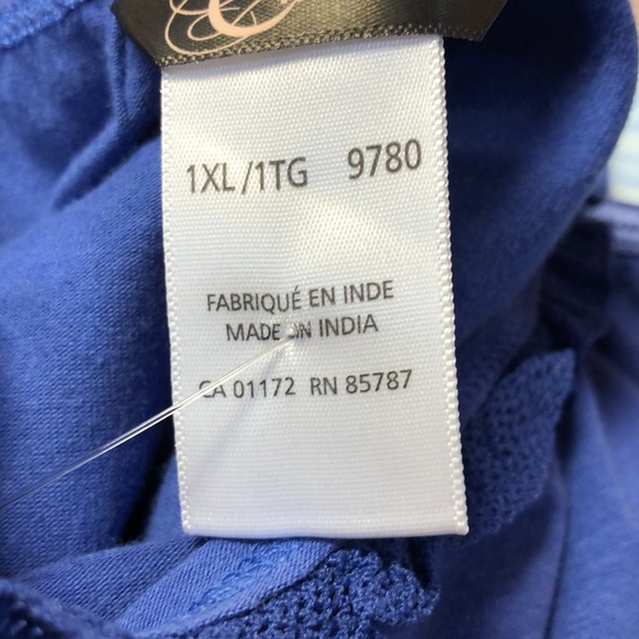 Women’s Cotton Spandex Spaghetti Strap Chemise Set - Picture 4 of 4